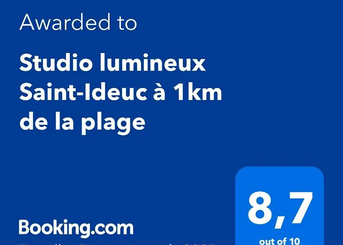 Studio Lumineux Saint-Ideuc A 1Km De La Plage